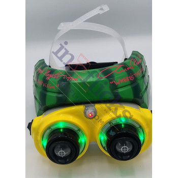 Ariana Richards & Joseph Mazzello Signed In Person Jurassic Park Night Vision Goggles Red Autograph Exact Photo Proof