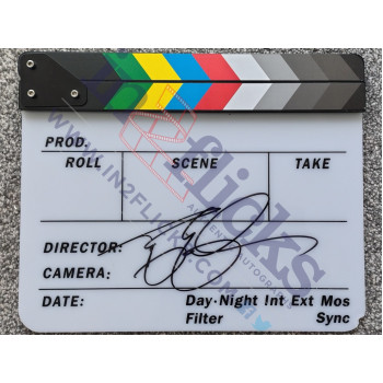 Terry Gilliam Signed In Person Clapperboard Monty Python Meaning of Life, Brazil & Twelve Monkeys Autograph