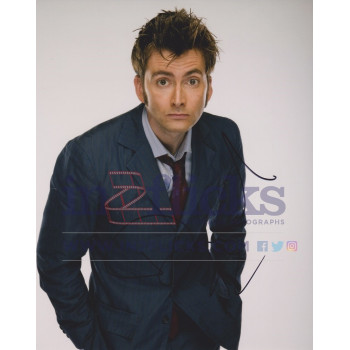 David Tennant AUTOGRAPH Dr Who SIGNED IN PERSON 10x8 Photo