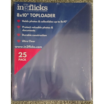 8x10" Toploaders - 25 Pack