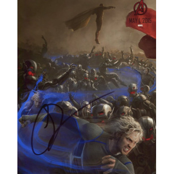 Aaron Taylor-Johnson AUTOGRAPH Avengers Age of Ultron SIGNED IN PERSON 10x8 photo