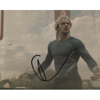 Aaron Taylor-Johnson AUTOGRAPH Avengers SIGNED IN PERSON 10x8 Photo
