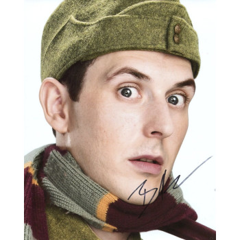 Blake Harrison AUTOGRAPH Dad's Army SIGNED IN PERSON 10x8 photo