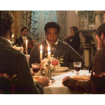 Chiwetel Ejiofor AUTOGRAPH 12 Years A Slave SIGNED IN PERSON 10x8 photo Chiwetel Ejiofor AUTOGRAPH 12 Years A Slave SIGNED IN PERSON 10x8 photo