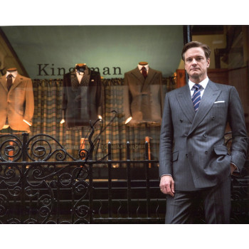Colin Firth AUTOGRAPH Kingsman Secret Service SIGNED IN PERSON 10x8 Photo
