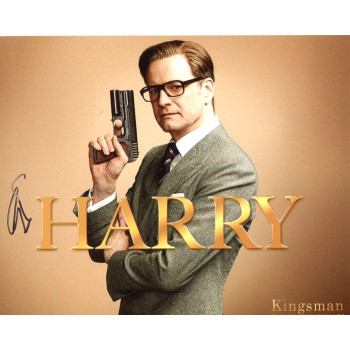 Colin Firth AUTOGRAPH Kingsman Secret Service SIGNED IN PERSON 10x8 Photo