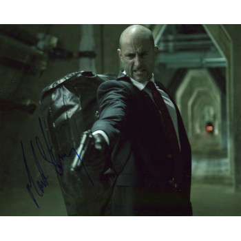 Mark Strong AUTOGRAPH Welcome To The Punch SIGNED IN PERSON 10x8 photo Mark Strong AUTOGRAPH Welcome To The Punch SIGNED IN PERSON 10x8 photo