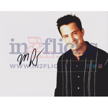 Matthew Perry AUTOGRAPH Friends Chandler SIGNED IN PERSON 10x8 Photo