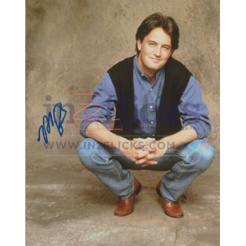 Matthew Perry AUTOGRAPH Friends Chandler SIGNED IN PERSON 10x8 Photo