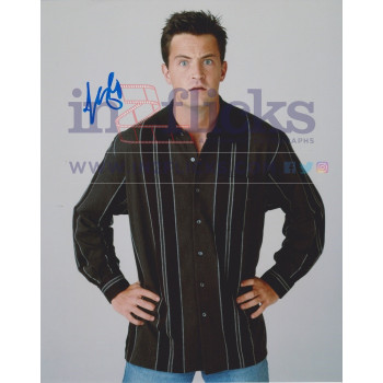 Matthew Perry AUTOGRAPH Friends Chandler SIGNED IN PERSON 10x8 Photo