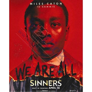 Miles Caton Signed In Person 8x10 Photo Sinners Autograph