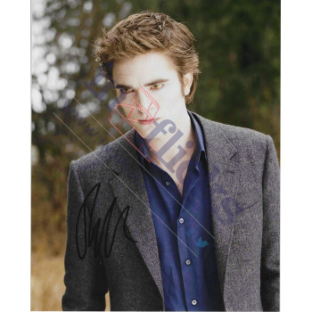 Robert Pattinson Signed In Person 10x8 Photo Twilight Autograph