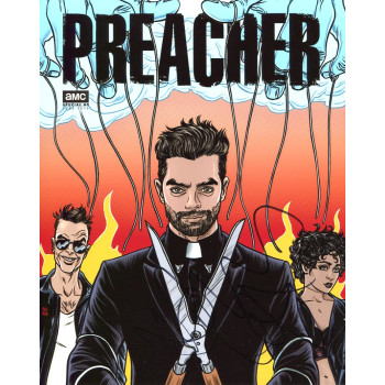 Dominic Cooper AUTOGRAPH Preacher SIGNED IN PERSON 10x8 Photo