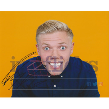 Rob Beckett AUTOGRAPH Stand Up Comedian SIGNED IN PERSON 10x8 Photo