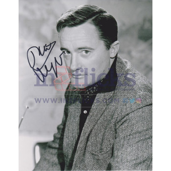 Robert Vaughn AUTOGRAPH The Man From U.N.C.L.E SIGNED IN PERSON 10x8 photo