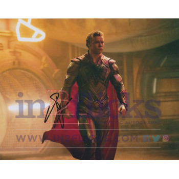 Will Poulter AUTOGRAPH Guardians Of The Galaxy 3 SIGNED IN PERSON 10x8 Photo