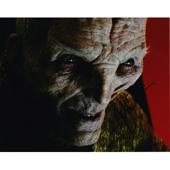 Andy Serkis AUTOGRAPH Star Wars The Last Jedi SIGNED IN PERSON 10x8 Photo