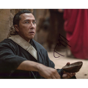 Donnie Yen AUTOGRAPH Rogue One Star Wars SIGNED IN PERSON 10x8 Photo