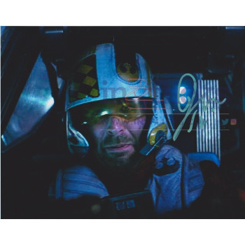 James McArdle AUTOGRAPH Star Wars Episode VII The Force Awakens SIGNED IN PERSON 10x8 Photo