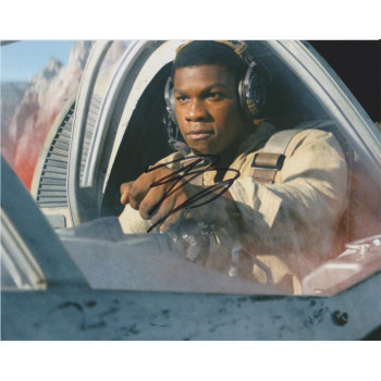 John Boyega AUTOGRAPH Star Wars The Last Jedi SIGNED IN PERSON 10x8 Photo