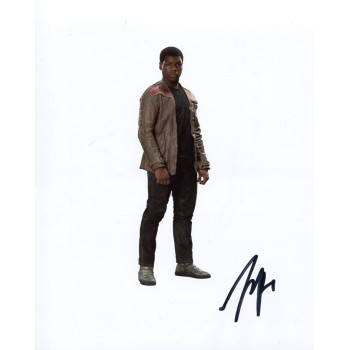 John Boyega AUTOGRAPH Star Wars SIGNED IN PERSON 10x8 Photo