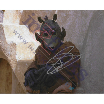 Warwick Davis Signed In Person 8x10 Photo Star Wars Episode 1 The Phantom Menace Autograph 