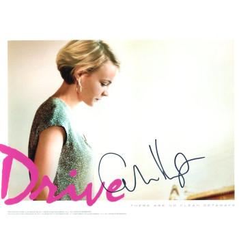 Carey Mulligan AUTOGRAPH Drive SIGNED IN PERSON 10x8 photo Carey Mulligan AUTOGRAPH Drive SIGNED IN PERSON 10x8 photo
