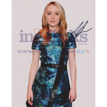 Saoirse Ronan AUTOGRAPH Posed SIGNED IN PERSON 10x8 photo