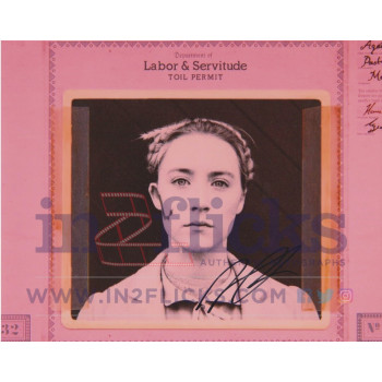 Saoirse Ronan AUTOGRAPH The Grand Budapest Hotel SIGNED IN PERSON 10x8 photo