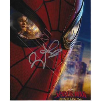Zendaya Signed In Person 10x8 Photo Spiderman Brand New Day Autograph