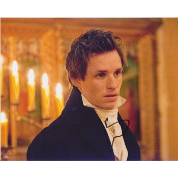Eddie Redmayne AUTOGRAPH Les Miserables SIGNED IN PERSON 10x8 photo