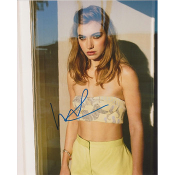 Imogen Poots AUTOGRAPH Sexy Posed SIGNED IN PERSON 10x8 photo