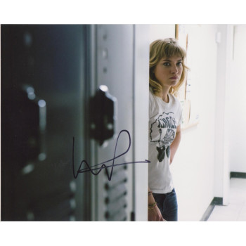 Imogen Poots AUTOGRAPH Need For Speed SIGNED IN PERSON 10x8 photo