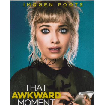 Imogen Poots AUTOGRAPH That Awkward Moment SIGNED IN PERSON 10x8 photo
