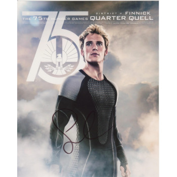 Sam Claflin AUTOGRAPH Hunger Games SIGNED IN PERSON 10x8 photo