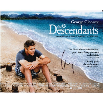 George Clooney AUTOGRAPH The Descendants SIGNED IN PERSON 10x8 Photo 