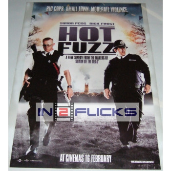 Hot Fuzz Original One Sheet Poster Hot Fuzz Original One Sheet Poster
