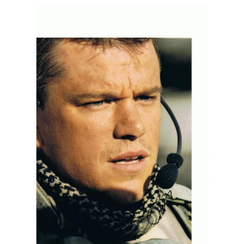 Matt Damon AUTOGRAPH Green Zone SIGNED IN PERSON 10x8 Photo Matt Damon AUTOGRAPH Green Zone SIGNED IN PERSON 10x8 Photo