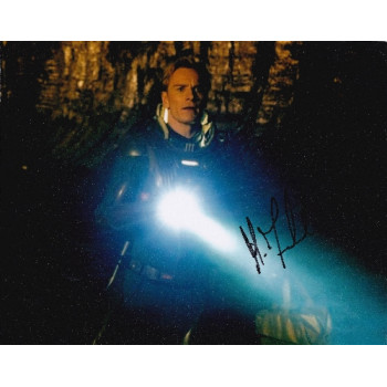 Michael Fassbender AUTOGRAPH Prometheus SIGNED IN PERSON 10x8 photo Michael Fassbender AUTOGRAPH Prometheus SIGNED IN PERSON 10x8 photo