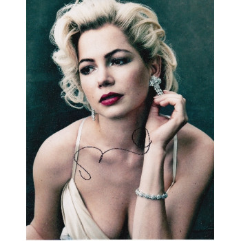 Michelle Williams AUTOGRAPH My Week With Marilyn SIGNED IN PERSON 10x8 photo