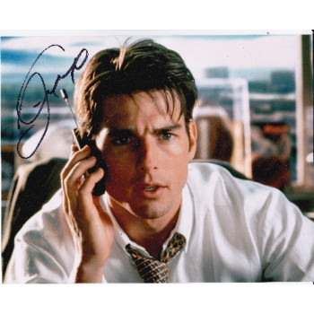 Tom Cruise AUTOGRAPH Jerry Maguire SIGNED IN PERSON 10x8 photo